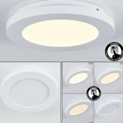 Plafonnier Siguna LED Blanc, 1 lumière