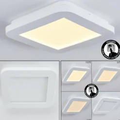 Plafonnier Siguna LED Blanc, 1 lumière
