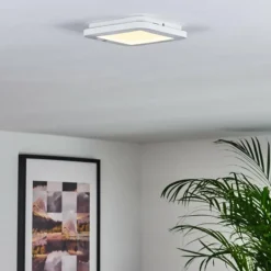 Plafonnier Siguna LED Blanc, 1 lumière