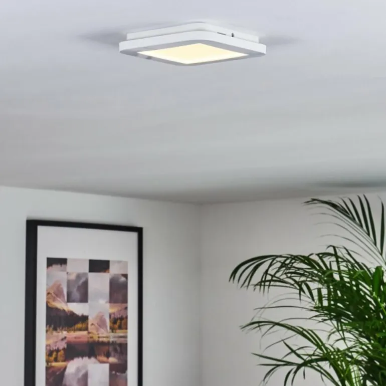 Plafonnier Siguna LED Blanc, 1 lumière
