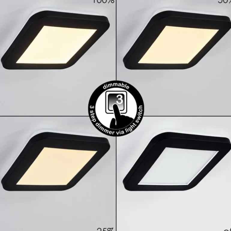 Plafonnier Siguna LED Blanc, 1 lumière