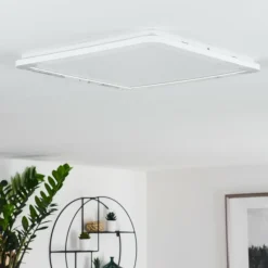 Plafonnier Siguna LED Blanc, 1 lumière