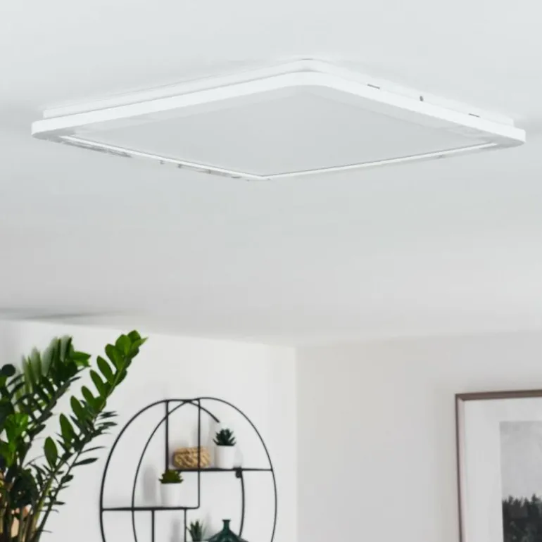 Plafonnier Siguna LED Blanc, 1 lumière