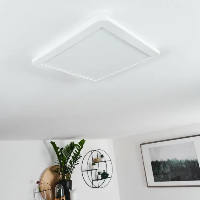 Plafonnier Siguna LED Blanc, 1 lumière