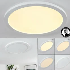 Plafonnier Siguna LED Blanc, 1 lumière