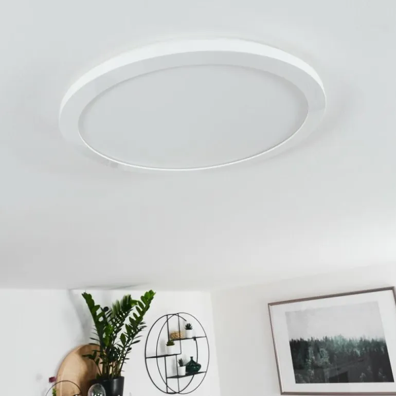 Plafonnier Siguna LED Blanc, 1 lumière