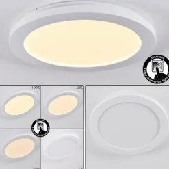Plafonnier Siguna LED Blanc, 1 lumière