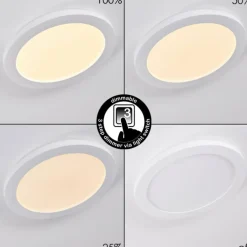 Plafonnier Siguna LED Blanc, 1 lumière