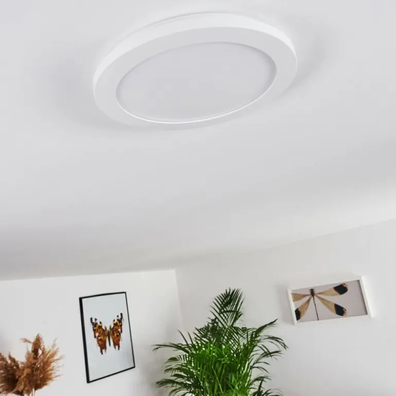 Plafonnier Siguna LED Blanc, 1 lumière