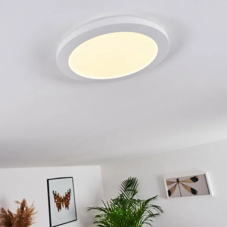 Plafonnier Siguna LED Blanc, 1 lumière