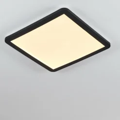 Plafonnier Siguna LED Noir, Blanc, 1 lumière