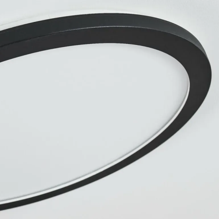 Plafonnier Siguna LED Noir, Blanc, 1 lumière