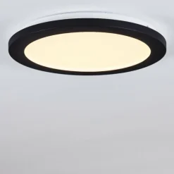 Plafonnier Siguna LED Noir, 1 lumière