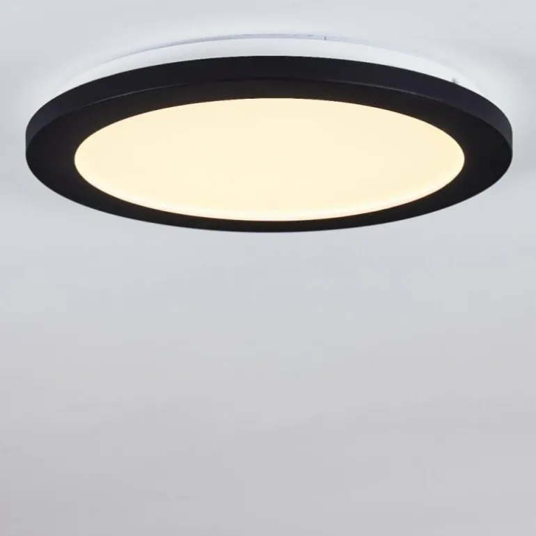 Plafonnier Siguna LED Noir, 1 lumière