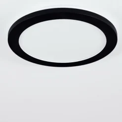 Plafonnier Siguna LED Noir, 1 lumière