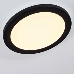 Plafonnier Siguna LED Noir, 1 lumière