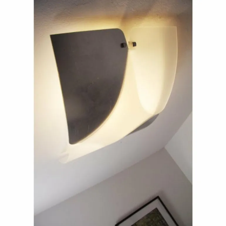 Plafonnier Sil Lux Baltimora Acier inoxydable, Blanc, 2 lumières