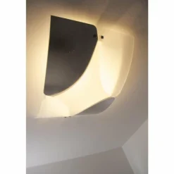 Plafonnier Sil Lux Baltimora Acier inoxydable, Blanc, 2 lumières