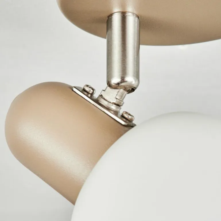 Plafonnier Sivol Nickel mat, Sable, 1 lumière