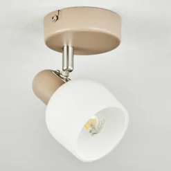 Plafonnier Sivol Nickel mat, Sable, 1 lumière