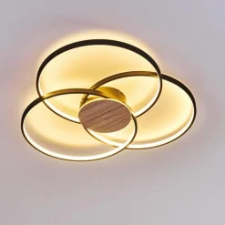 Plafonnier Skanes LED Noir, 1 lumière