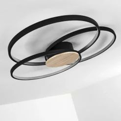 Plafonnier Skanes LED Noir, 1 lumière