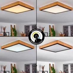 Plafonnier Sobredo LED Écru, Noir, 1 lumière