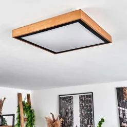 Plafonnier Sobredo LED Écru, Noir, 1 lumière
