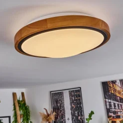 Plafonnier Sobredo LED Écru, Noir, Blanc, 1 lumière