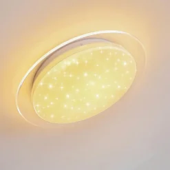 Plafonnier Soleil LED Blanc, 1 lumière