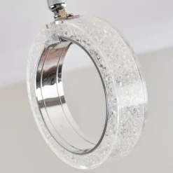 Plafonnier Soppana LED Chrome, 2 lumières