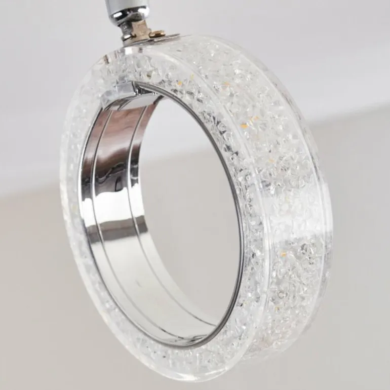 Plafonnier Soppana LED Chrome, 2 lumières