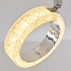 Plafonnier Soppana LED Chrome, 2 lumières