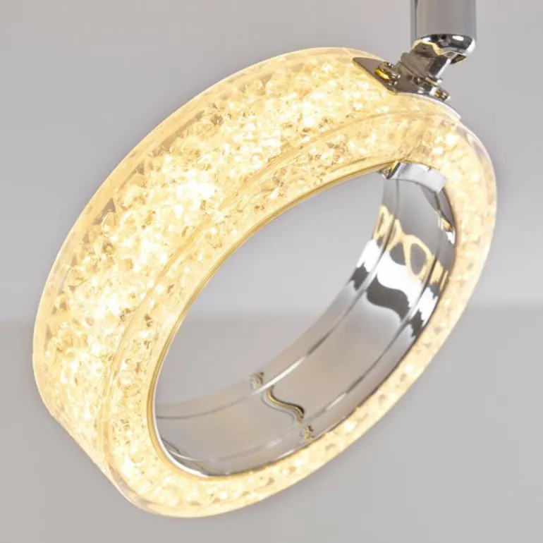 Plafonnier Soppana LED Chrome, 2 lumières