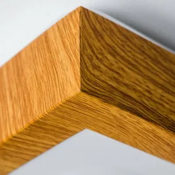 Plafonnier Sora Wood LED Bois clair, 1 lumière