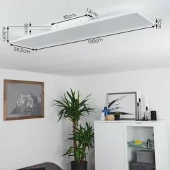 Plafonnier Sordos LED Blanc, 1 lumière, Détecteur de mouvement