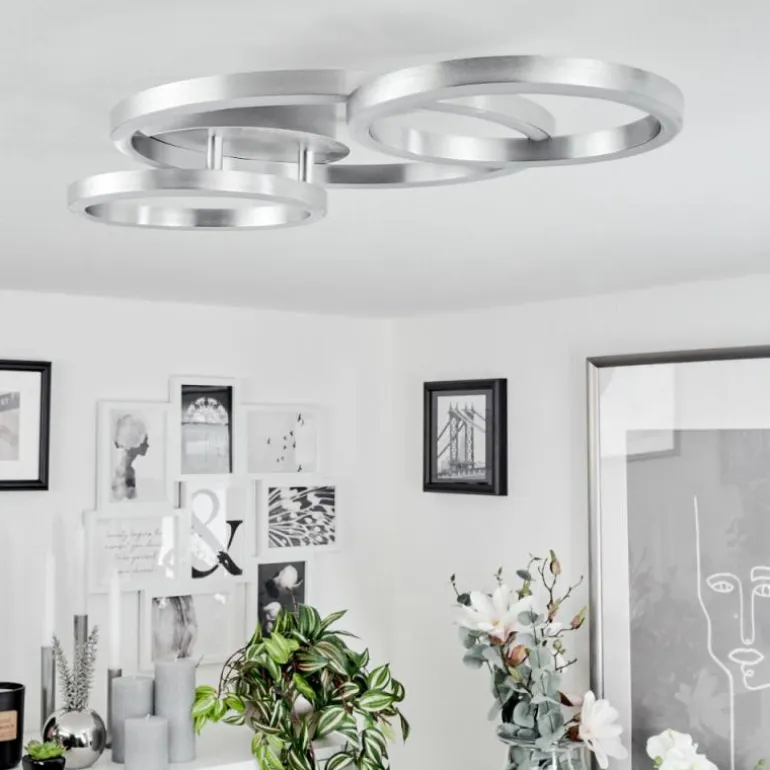 Plafonnier Sorte LED Nickel mat, 1 lumière