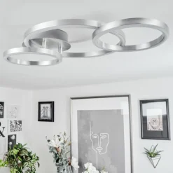 Plafonnier Sorte LED Nickel mat, 1 lumière