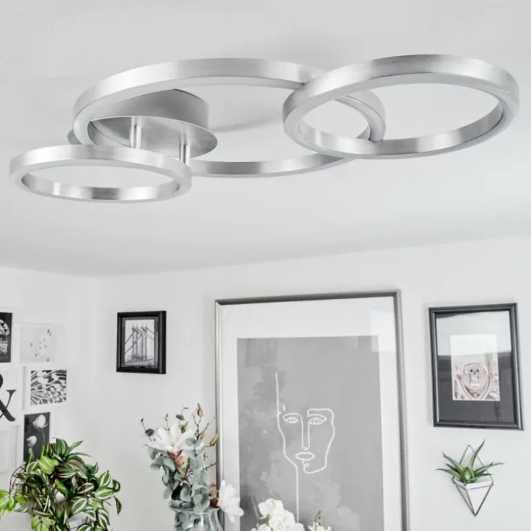 Plafonnier Sorte LED Nickel mat, 1 lumière