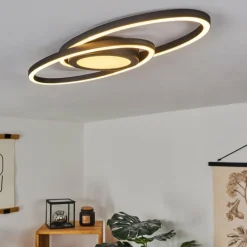 Plafonnier Sorte LED Noir, Blanc, 1 lumière