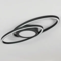 Plafonnier Sorte LED Noir, Blanc, 1 lumière