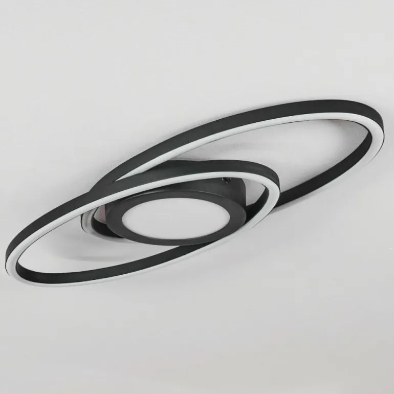 Plafonnier Sorte LED Noir, Blanc, 1 lumière