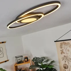 Plafonnier Sorte LED Noir, Blanc, 1 lumière