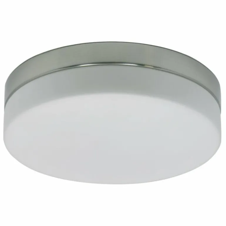 Plafonnier Steinhauer Ceiling and wall LED Acier inoxydable, 1 lumière