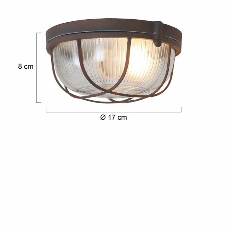 Plafonnier Steinhauer Mexlite Brun, 1 lumière