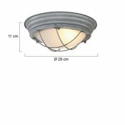 Plafonnier Steinhauer Mexlite Gris, 1 lumière