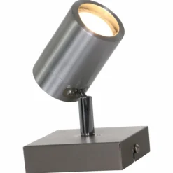 Plafonnier Steinhauer Upround LED Gris, Nickel mat, 1 lumière