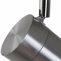 Plafonnier Steinhauer Upround LED Gris, Nickel mat, 1 lumière