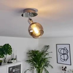 Plafonnier Stranderod Chrome, 1 lumière