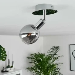 Plafonnier Stranderod Chrome, 1 lumière